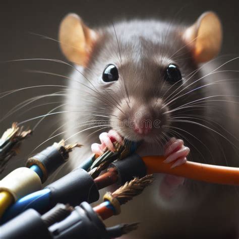 rats chewing on electrical wire